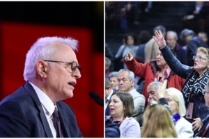 Συνέδριο ΣΥΡΙΖΑ: Παρούσα η μητέρα του Βάιου Βλάχου, θύματος των Τεμπών - Την χειροκρότησαν όλοι όρθιοι  [βίντεο] - εικόνα 2