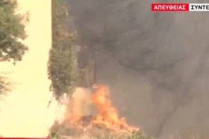 Φωτιές στην Αττική: Ολονύχτια μάχη για να σωθούν τα Βίλια - Μάχη να μην περάσουν οι φλόγες στο Πόρτο Γερμενό [Εικόνες-Βίντεο] - εικόνα 3