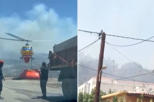 Φωτιά στην Ξάνθη και μήνυμα 112 - Υπό μερικό έλεγχο το μέτωπο στη Λήμνο