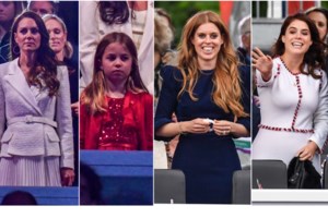 Κέιτ Μος - Ναόμι Κάμπελ: Με εκπληκτικά looks στην παρέλαση της βασίλισσας Ελισάβετ - εικόνα 8