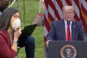 Κορονοϊός: "Το ρολόι των θανάτων εξαιτίας του Τραμπ" δεσπόζει στην Times Square [βίντεο]