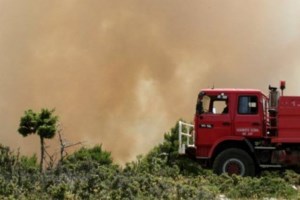 Φωτιές σε Ρόδο και Φθιώτιδα: Δύσκολη η μάχη στα πύρινα μέτωπα
