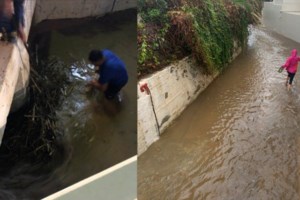 "Τρελή" κακοκαιρία στην Κρήτη: Πλημμύρες στο Ηράκλειο, ηλιοθεραπεία στα Μάταλα