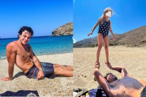 Άγγελος Λάτσιος - Γαία Μερκούρη: Μαζί για βουτιές στην Άνδρο - Το μαγιό που εντυπωσίασε [Εικόνες] - εικόνα 3