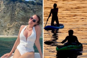 Τατιάνα Στεφανίδου: Εντυπωσιάζει με λευκό μπικίνι ξαπλωμένη στην αμμουδιά - "Ο παράδεισός μου" [Εικόνες]