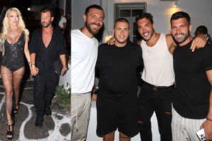 Τσακώθηκαν Παναγιώταρου και Σχίζας στα μπουζούκια - Τα γενέθλια και η τυχαία συνάντηση [βίντεο]