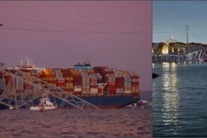 Βαλτιμόρη: Η απόκοσμη εικόνα του πλοίου μετά την κατάρρευση της γέφυρας - Αναζητούνται τουλάχιστον επτά άτομα