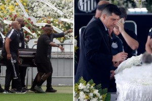 Πελέ: Live το τελευταίο αντίο - Σε πυροσβεστικό όχημα η σορός του "Βασιλιά του ποδοσφαίρου" [εικόνες - βίντεο] - εικόνα 32