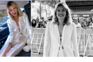 Βίκυ Καγιά: Σέξι και στιλάτη στο κόκκινο χαλί των Καννών με ασύμμετρο cut out μαύρο φόρεμα - εικόνα 8