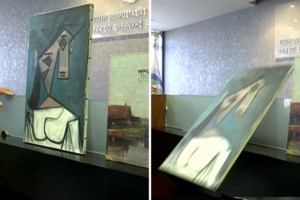 Απίστευτο τρολάρισμα από IKEA και Πλαίσιο στον αστυνομικό που έριξε τον πίνακα του Πικάσο - Πάρτι στο Twitter