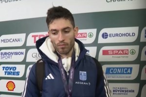 Τεντόγλου: Σε ένδειξη σεβασμού προς τα θύματα ζήτησε μόνο αθλητικές ερωτήσεις - Οι τηλερεπόρτερ τον... χαβά τους [βίντεο]