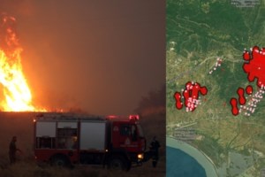 Φωτιά στην Αλεξανδρούπολη: Πύρινος εφιάλτης για 2η νύχτα- Καμένα σπίτια και κόποι μιας ζωής- 8 πυροσβέστες στο νοσοκομείο - εικόνα 4