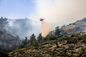Φωτιά στο Ηράκλειο: Καίγεται δάσος στην περιοχή Τσίγκουνα - Μήνυμα 112 στους κατοίκους για εκκένωση