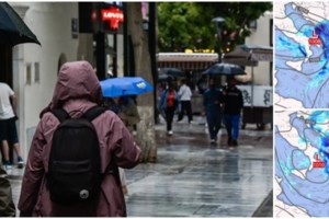 Κακοκαιρία την Κρήτη: Σφοδρή νεροποντή "σάρωσε" το Ηράκλειο - Ποτάμια οι δρόμοι και στα Χανιά