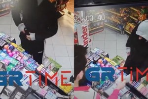 Θεσσαλονίκη: Μπαράζ ληστειών, τέσσερις σε μισή ώρα μέσα- Ο δράστης με τη λευκή κουκούλα και το όπλο [Βίντεο]
