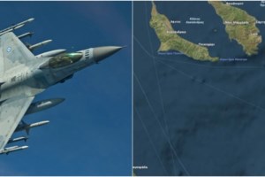 Πτώση F-16: Μιάμιση ώρα πάλευε με τα κύματα ο πιλότος στη θάλασσα - Η "κατάρα της Ψαθούρας" - εικόνα 3