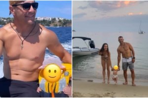 Γιώργος Αγγελόπουλος - Δήμητρα Βαμβακούση: Αυτό είναι το προσκλητήριο της βάφτισης της κόρης τους - εικόνα 3