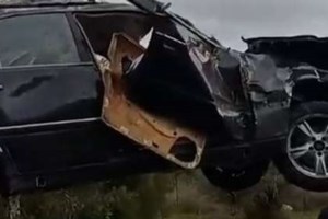 Τροχαίο στα Άνω Λιόσια: Βίντεο ντοκουμέντο - Αναποδογύρισε ΙΧ που παραβίασε STOP και συγκρούστηκε με άλλο