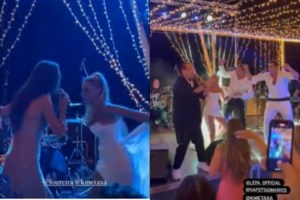 Κόνι Μεταξά - Μάριος Καπότσης: Αυτές είναι οι 5 πιο τέλειες φωτογραφίες από τον γάμο τους στα Χανιά