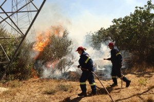 Φωτιά σε δασική έκταση στην Λυρκεία Αργολίδας - Μήνυμα από το 112