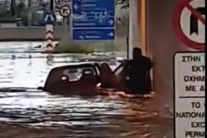 Πάτρα: "Θα είχα πνιγεί με το σκυλί μου και μου έλεγαν να μείνω ψύχραιμη" - Συγκλονίζει η οδηγός που κινδύνεψε