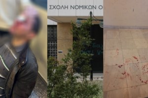 Επεισόδια στη Νομική Αθηνών: "Τελειώσατε τώρα" φώναζαν οι κουκουλοφόροι - "Δεν έχω δει ξανά τόση βία στο πανεπιστήμιο" [εικόνες - βίντεο]