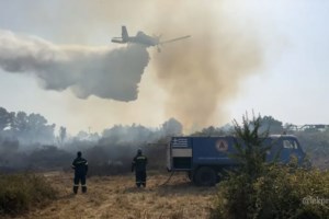 Φωτιά στα Καλύβια Θορικού: Μήνυμα 112 στους κατοίκους για ετοιμότητα - Διακοπή κυκλοφορίας στη Λ. Σουνίου - εικόνα 2