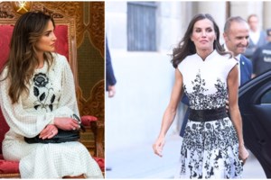 Βασίλισσα Ράνια: Με άρωμα Ελλάδας η νέα εμφάνιση της στιλάτης royal - To statement κόκκινο τζάκετ και τα διαμαντένια αξεσουάρ - εικόνα 7