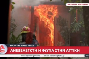 Φωτιά στην Αττική: Νέο μήνυμα του 112 για πυρκαγιά στην περιοχή Βρανά στον Μαραθώνα- "Απομακρυνθείτε προς Νέα Μάκρη" - εικόνα 2