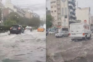 Άνοιξαν οι ουρανοί στην Αθήνα: Καταιγίδες σε πολλές περιοχές της πρωτεύουσας