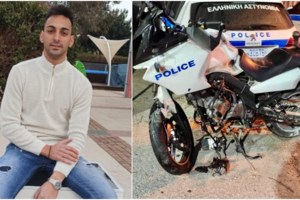 Ασπρόπυργος: Βίντεο ντοκουμέντο - Η στιγμή που η μοτοσικλέτα του 29χρονου αστυνομικού "καρφώνεται" στο περιπολικό - εικόνα 2