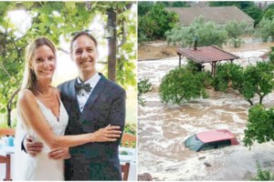 Κακοκαιρία Daniel: Αγωνία για τον Φίλιπ και την Μικαέλα - Ο γάμος στην αγαπημένη τους παραλία στο Πήλιο έγινε εφιάλτης...