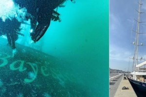 Σικελία: Ανελκύθηκε από τον βυθό το ναυάγιο του Bayesian - 30 εκατ. δολάρια κόστισε η επιχείρηση [εικόνες - βίντεο] - εικόνα 5