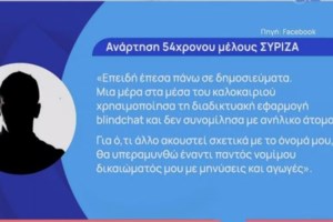 Κολωνός: Οργιάζουν οι φήμες και για τρίτο πολιτικό στέλεχος - Συνομίλησε με τη 12χρονη μέσω της εφαρμογής των ραντεβού;