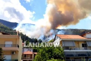 Φωτιά στα Κύθηρα: Μάχη με τις φλόγες - Κοντά σε σπίτια στην Αγία Πελαγία [εικόνες]
