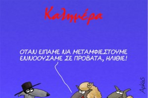 Αρκάς: Το αμφιλεγόμενο σκίτσο για τους γκέι πελαργούς και τα φλαμίνγκο