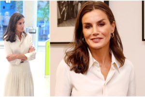 Η βασίλισσα Λετίσια ανέβασε το power dressing σε νέα επίπεδα: Το σταυροκούμπωτο μπλέιζερ και οι θεϊκές γόβες - εικόνα 6