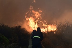 Κόλαση στην Αττική: Μεγάλες φωτιές σε Βαρνάβα και Μέγαρα - Εκκενώνονται οικισμοί - Έχουν καεί σπίτια - εικόνα 20
