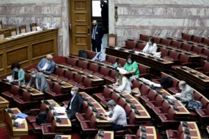 Βουλή: Όλοι με μάσκα λόγω κορονοϊού εκτός από τον "επαναστάτη" Παπαχριστόπουλο - εικόνα 3