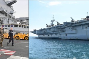 Πολεμικό ναυτικό: Εντυπωσιακή αεροδιακομιδή από τουρκικό εμπορικό πλοίο [βίντεο]