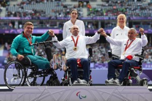 Παραολυμπιακοί Αγώνες: Ο τεράστιος Γκαβέλας το έκανε ξανά- Μετά το Τόκιο, "χρυσός" και στο Παρίσι στα 100μ. Τ11- Έκλαψε στις δηλώσεις του - εικόνα 4