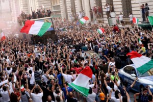 Ιταλία: Έκρηξη κρουσμάτων στη Ρώμη - Πενταπλασιάστηκαν μετά τους πανηγυρισμούς για την κατάκτηση του Euro