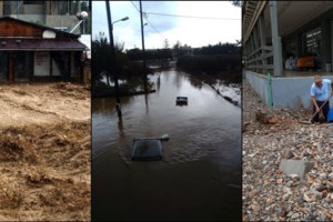 Πλημμύρες στην Κρήτη: Η τεράστια καταστροφή από ψηλά - Θάλασσα, δρόμοι, σπίτια έγιναν ένα - εικόνα 2