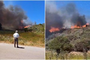 Φωτιά στη Μονεμβασιά: Δύο ενεργά μέτωπα - Σηκώθηκαν  ελικόπτερα - εικόνα 2