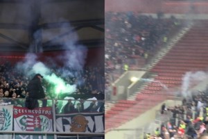 Χειροπέδες σε οπαδό του ΠΑΟΚ που πέταξε κροτίδα με τον Ολυμπιακό- Τον "τσίμπησαν" οι κάμερες