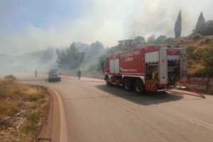 Φωτιά στο Δίστομο: Σε δύο μέτωπα το επίκεντρο - Προσπάθεια να ελεγχθεί περιμετρικά - Η πυρκαγιά έχει κυκλωθεί περιφερειακά - εικόνα 2