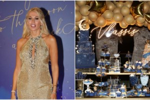 Μαρία Βοσκοπούλου: Με μίντι δαντέλα και κουκλίστικο πρόσωπο στη βάφτιση του γιου της Σπυροπούλου - εικόνα 3