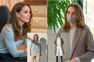 Κέιτ Μίντλετον: Με μπλε navy φόρεμα και φλοράλ μάσκα στη νέα της εμφάνιση - εικόνα 9