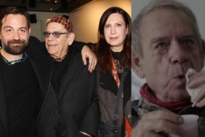 Ηλίας Λογοθέτης: Θλίψη στο τελευταίο "αντίο" - Υποβασταζόμενη η σύζυγός του - Πλήθος καλλιτεχνών στην κηδεία [Εικόνες-Βίντεο] - εικόνα 2