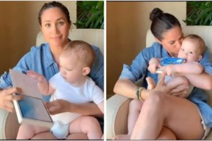 Αυτό ήταν το "μενού" των γενεθλίων του Άρτσι: Η τούρτα δια χειρός Μέγκαν και ο στολισμός από τον Χάρι - εικόνα 3